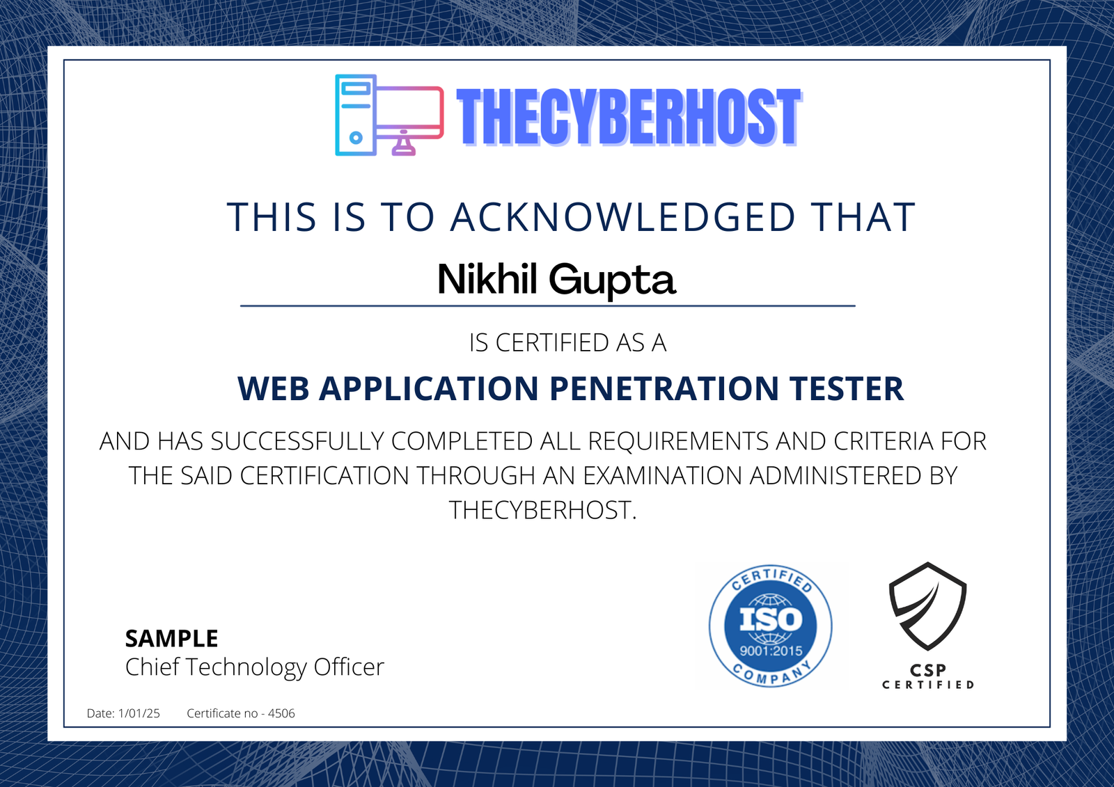 Cyber Security Professional Certificate